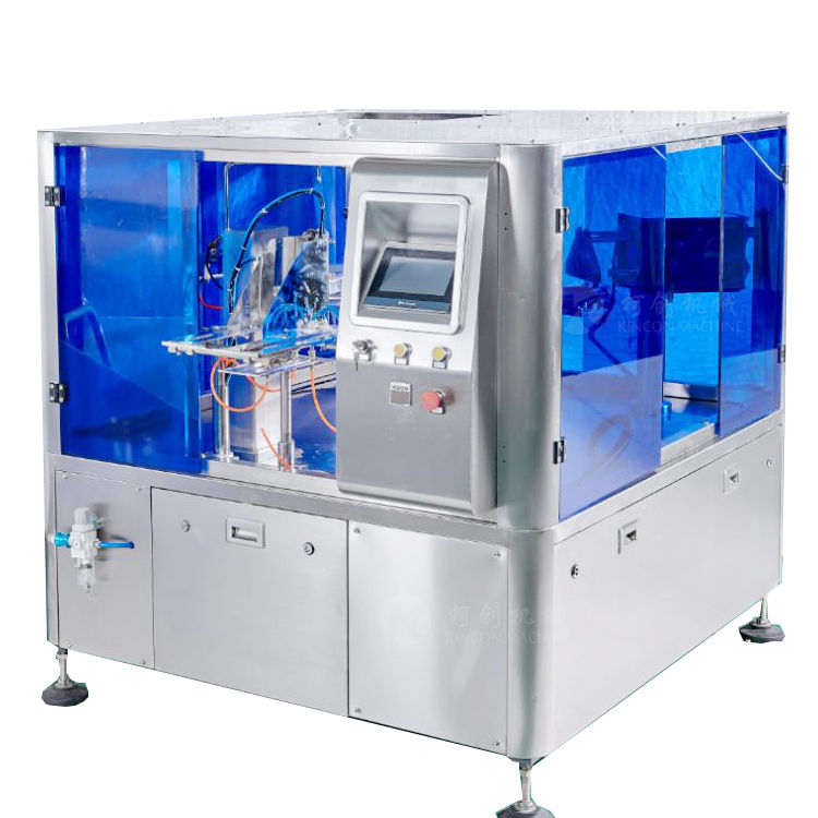 Bag feeding and packaging machine
